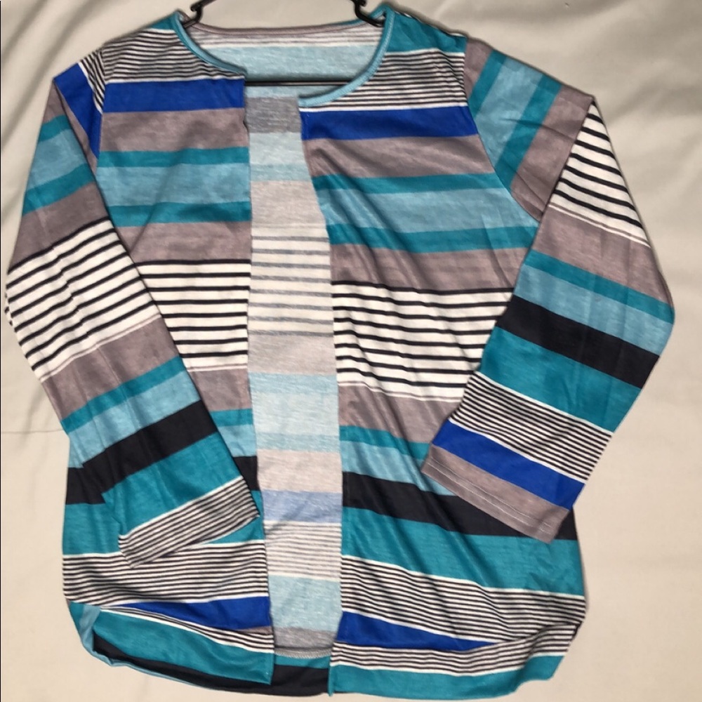 Strippped Cardigan